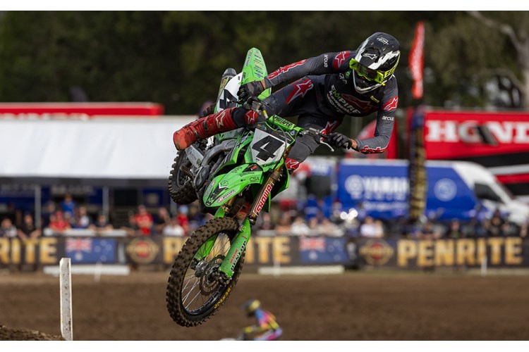 Luke Clout managed a season-best P2 finish in the first moto of the weekend | PHOTO: ID MEDIA GROUP